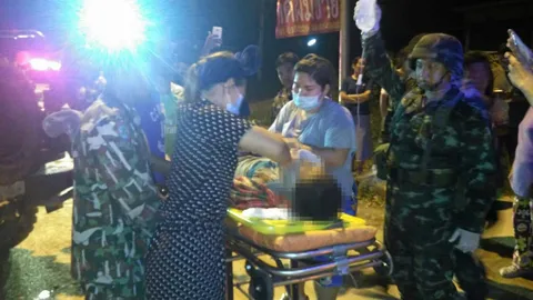 จ๊ะเอ๋-ช้างป่า กระทืบสาหัส ชาวบ้านเก็บเห็ดแก่งกระจาน