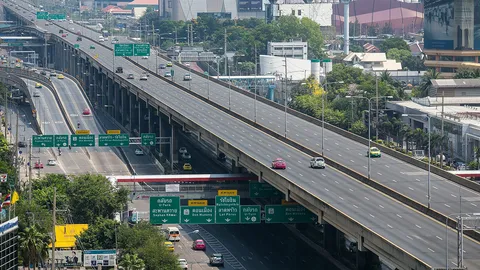 ดอนเมืองโทลล์เวย์ ขึ้นฟรีวันพระราชพิธี