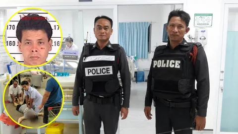 คุมเข้ม จ่าโหดฆ่าเมียกลางห้าง ปืนลั่นทะลุปอด หมอผ่าตัดช่วยรอด (คลิป)