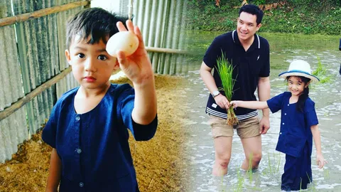 กบ สุวนันท์ พา ณดา-ณดล เรียนรู้วิถีชีวิตไทยๆ ในวันหยุด