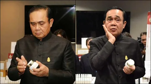 ท่านี้จะเป็นตำนาน! 'บิ๊กตู่' โชว์ทาครีม ใช้ดีจริงพรีเซ็นเตอร์ไม่ต้อง