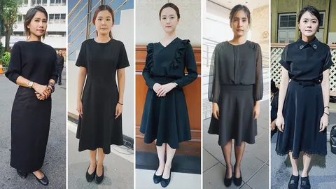 เรียบร้อยถูกต้อง! การแต่งกายผู้หญิงร่วมพระราชพิธีถวายพระเพลิงพระบรมศพ