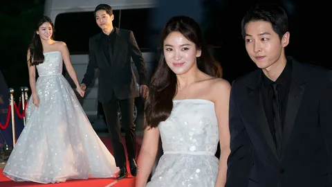 ชื่นมื่นจัง! บรรยากาศงานวิวาห์ ซองเฮเคียว-ซงจุงกิ จูบกันหวาน (คลิป)