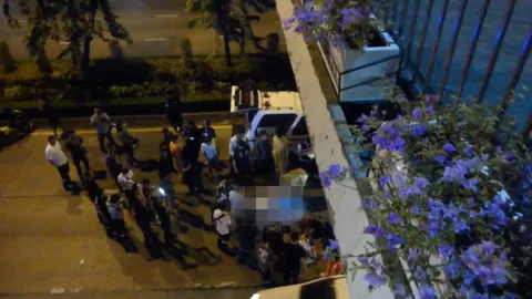 หญิง เมาสุราโดดสะพานลอย ซ.สุขสวัสดิ์ 26 ถูกแท็กซี่ทับซ้ำ ดับอนาถ 