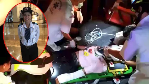 ส่งใจช่วย น้องจูน นักศึกษาสาว‘รปภ.เน็ตไอดอล’ รถเก๋งชนท้ายรถพ่วง สาหัส 