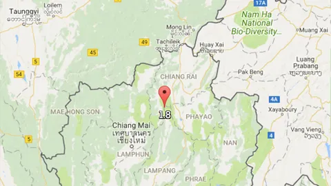  แผ่นดินไหว อ.เวียงป่าเป้า จ.เชียงราย 1.8 แมกนิจูด ไร้เสียหาย