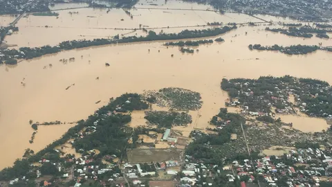 สลด ยอดเหยื่อน้ำท่วมเวียดนามทะลุ 80 ศพ บ้านจมนับแสนหลัง