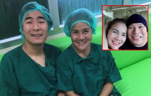 ยังยิ้มได้ โหน่ง ชะชะช่า เผยภาพลูกเมียต้องผ่าตัดด้วยอาการเดียวกัน