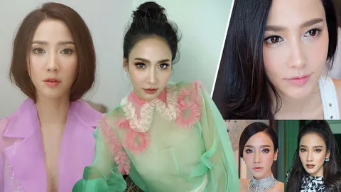 สวยสะท้าน! กี่ลุคน้องก็ขอกราบ รวมเมคอัพหน้าผม 'อั้ม พัชราภา' by น้องฉัตร 