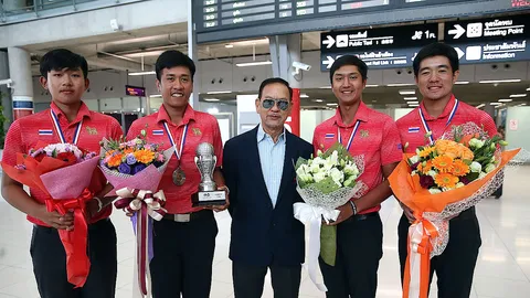 'บิ๊กรัง' ชื่นชมสวิงทีมชาติไทย สร้างประวัติศาสตร์คว้าแชมป์โนมูระ