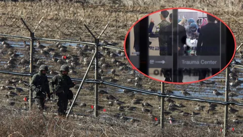 ทหารโสมแดงแปรพักตร์ โดนยิงเจ็บ เสี่ยงตายหนีข้ามชายแดนเข้าโสมขาว 