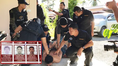 จับคารีสอร์ต 'เสือเต้า' มือปืนอันดับ 1 บัญชีดำภาค 9 สังหารโหดกำนันดัง (คลิป)