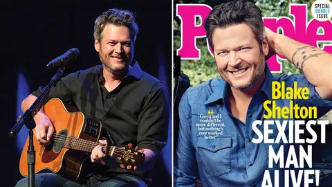 ‘ผมขี้เหร่มาแล้วทั้งชีวิต’เบลค เชลตันขำๆ คว้าผู้ชายเซ็กซี่ที่สุดแห่งปี 