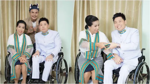 คู่รักนักสู้! คว้าเกียรตินิยม แต่ถูกช่างแต่งหน้าปฏิเสธเพราะกายพิการ