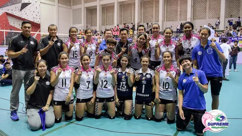 สุพรีมฯ หยุดไม่อยู่! ต้อนสาวขอนแก่นกระจุย 3-0 เซต 