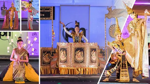 มารีญา โชว์ชุดประจำชาติ เรียกเสียงเชียร์สนั่น ยกเมขลาลอยได้เหมือนจริงประทับใจคนดู