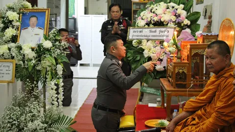 สุดอาลัย! ด.ต.จราจรชัยภูมิพลีชีพในหน้าที่ เสนอเลื่อน 3 ชั้นยศ