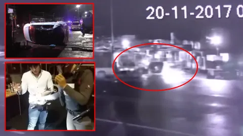 คลิปเมาขับแหกโค้ง คนขับสุดกวน ถุงยาอยู่ในกระเป๋ายังอ้างไม่ใช่ของผม 