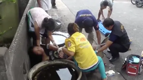 สาวแหย่ลิง โดนกัดสาหัส นอนร้องครวญครางบนเขาสามมุข 