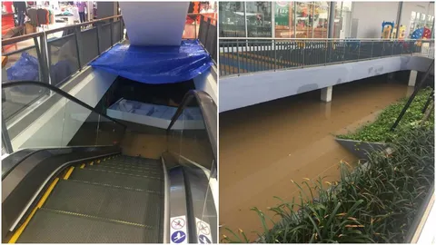 อ่วม! โรบินสันเพชรบุรี เพิ่งเปิดแค่ 6 เดือน น้ำท่วมมิดที่จอดชั้นใต้ดิน