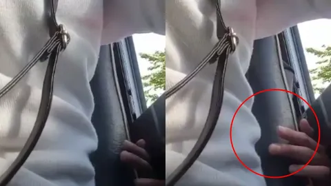 ชอตต่อชอต สาวนั่งรถเมล์ถูกมือปริศนาพยายามลวนลาม ถามแบบนี้โรคจิตไหม?