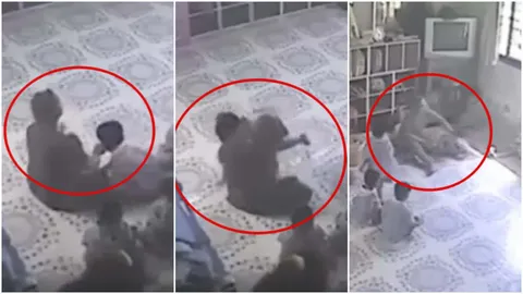 หนูไม่ได้ตั้งใจ! เพจดังแฉครูพี่เลี้ยงสุดโหด จิก ตบหัว กระชากตัวเด็ก (คลิป)