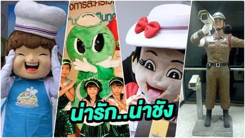 รวมมาสคอตเพื่อสังคม ที่ น่ารัก..น่าชัง (คลิป) 