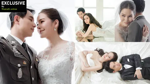 เจ้าสาวสวยมาก เปิดภาพพรีเวดดิ้ง ไฮโซ โอบอุ้ม-รองอั๋น เรียบง่ายแต่หรู ที่แรก