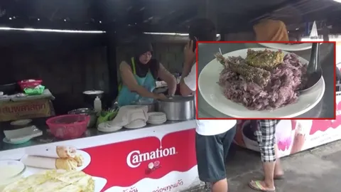 เมนูมื้อเช้าแบบชาวควนโดน 'ข้าวเหนียวปลาเค็ม' อาหารขึ้นชื่อที่ต้องลอง