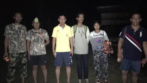 จนท.อช.เขาพนมเบญจา ช่วย 2 นักท่องเที่ยวเดินหลงป่า รอดปลอดภัย (คลิป)