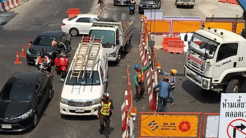 รฟม.เตรียมคืนพื้นที่ภายในพ.ค.61 ให้ กทม.ก่อสร้างอุโมงค์แยกไฟฉาย