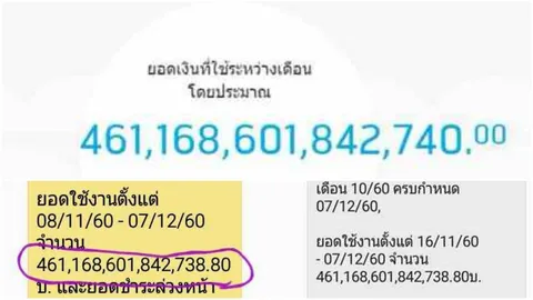 หรือจะโทรไปดาวเสาร์ ค่าบริการเป็นล้านล้าน! ลูกค้าเซ็งสัญญาณถูกตัด คาดระบบมีปัญหา