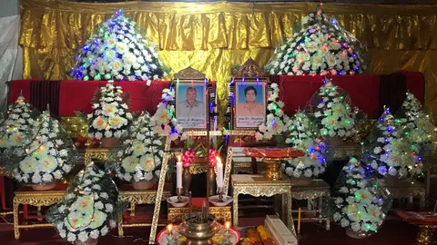 ตาป่วยตาย ยายช็อกตายตามวันเดียวกัน ลูกทำใจไม่ได้ ตั้งศพสวดคู่