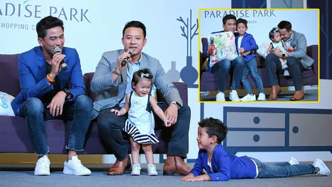 ‘น้องภู-น้องปริม’ ทำซึ้งฉลอง “วันพ่อ” ทั้งกอด ทั้งหอม‘พ่อป๋อ&พ่อมิค’