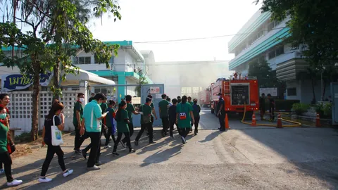 ไฟไหม้เครื่องจักร โรงงานฟอกหนัง นิคมบางปู ไร้เจ็บ ตาย