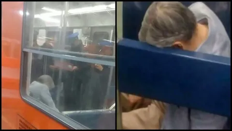 นึกว่าหลับ! เฒ่าเม็กซิโกนั่งตายบนรถไฟใต้ดินหลายชั่วโมงไม่มีใครรู้