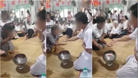 มาอีกคลิป! คนมีของโชว์เสกคาถา 'เพชรพญานาค' ร่วงจากปากไม่รู้จบ