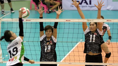 แทบนั่งไม่ติด! สาวขอนแก่นพลิกดับ ‘คิง-กรุงเทพ’ สุดมัน 3-2 เซต