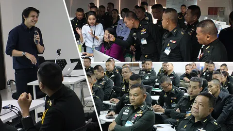 ทัพบก 50 นาย ตบเท้าดูงาน ‘ไทยรัฐออนไลน์‘ จำเทคนิคไปใช้พัฒนาหน่วย