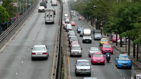 ซ่อมผิวจราจร สะพานแยกวงศ์สว่าง-แยกพงษ์เพชร