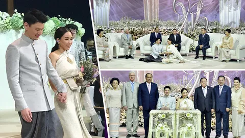 อลังการงานสร้าง 'รัก-หนาม' คู่วิวาห์ทายาทหมื่นล้าน 'คิง เพาเวอร์'