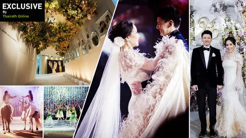 ที่แรก เปิดคลิปวิวาห์หรู ลูกสาว ‘คิง เพาเวอร์’ อลังการราวเทพนิยาย