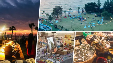 รีวิวตลาดนัดริมทะเลแห่งแรกในไทย 'สวิสมาสต์ มาร์เก็ต' 