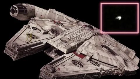 ช็อก หญิงเห็นวัตถุเจิดจ้าบนฟ้า ขยายภาพดูเหมือนยานแม่ ในหนังสตาร์วอร์ส