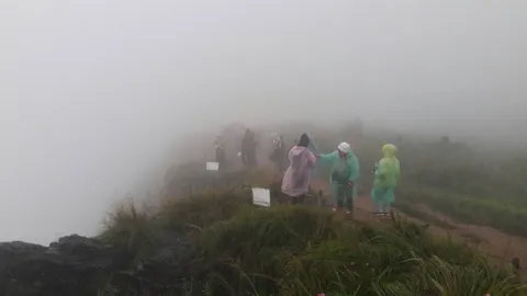 ภูชี้ฟ้าโดนพายุเท็มบินซัด อุทยานฯต้องสั่งปิดทางขึ้น หวั่น นทท.เกิดเหตุ