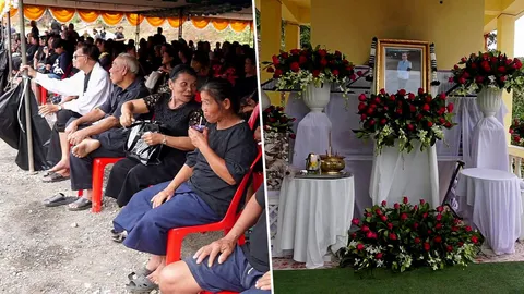 เผาศพน้องปอ ร่วมงานนับพัน พ่ออโหสิกรรมเก่งเจ้าบ่าวโหด