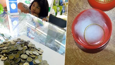 แชร์ไปโลกรู้! สาวถูกใจเด็กแคะกระปุกซื้อมือถือ ตามหาตัวแจกทองเป็นรางวัล