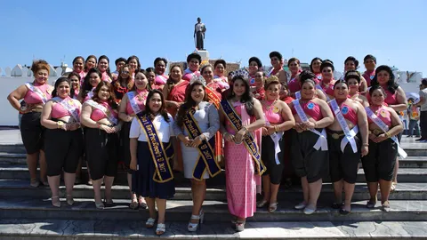 โคราชจัดประกวดธิดาช้างเมืองย่า ถูกใจสาวอ้วน แห่สมัครชิงมงกุฎคึกคัก (คลิป)