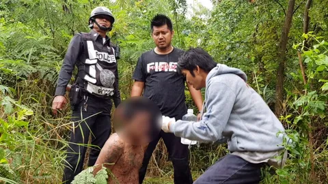 หนุ่มหื่นเมากาวไล่ปล้ำสาว ชาวบ้านมาช่วยเจอรุมตื้บอ่วม ก่อนจับส่งตร.