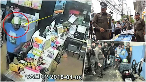 หนุ่มพี้ไอซ์ ควงมีดชิงทรัพย์เซเว่นฯแยกบ้านแขก CCTV มัด ถูกจับคาบ้านพัก